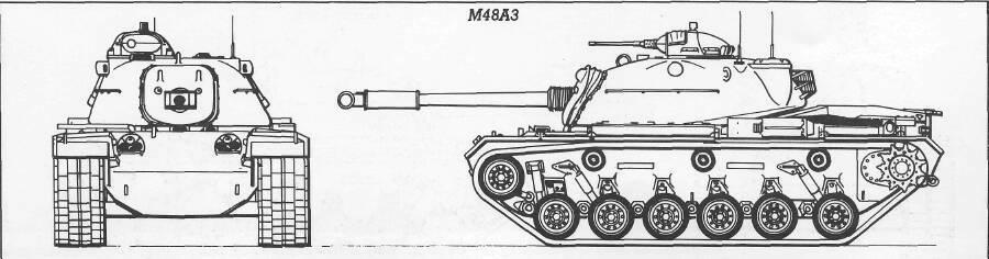 M48A1/M48A2/M48A3 Series Pat ton M48 - First production model with none believed to be remaining in service. M48C-Was a training version with a mild steel hull.