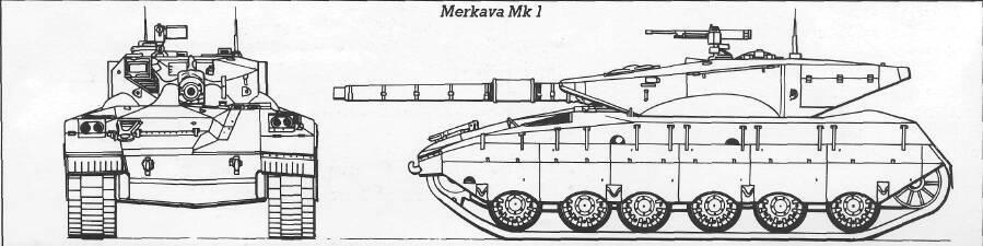 Merkava Mk 1/Mk 2 The Merkava (Chariot) MET design is the brainchild of the legendary Israeli Armoured Corps officer Major General Israel Tal and is based on the concept that the survivability of the