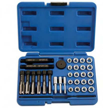 Tools pc Glow Plug Thread Repair Kit Repair taps & coils for threads on 8, 0 & 2mm glow plugs on alloy cylinder heads.