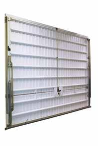 White powder coated pre-finished steel doors Cardale corrosion resistant garage doors, manufactured in