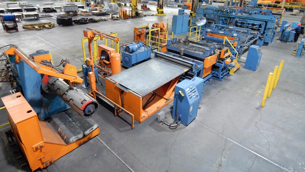 WELL MAINTAINED STEEL PROCESSING & PACKAGING EQUIPMENT 200 KVA 1994 1994 50,000 LBS.