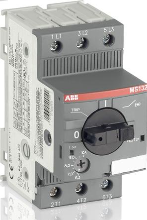 MS116 is a compact and economic range for motor protection up to 15.5 kw (400 V) / 32 A in width of 45 mm.