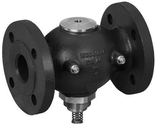 Data sheet 2 - way valve (NO), pressure relieved (PN 25) VG - external thread VGF - flange Description VG and VGF are pressure relieved 2-way normally open (NO) valves, designed to be combined with: