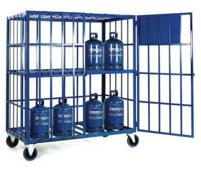 type cylinders (max 380mm dia x mm x 1690mm tall) Internal clearance: SC502 SC500 Storage Cages Open shelf model (H x W x D): 1690 x 1695 x 980mm Fixed shelf model (H x W x D); Base shelf: 850 x 1695