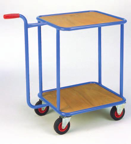 36 Swan-neck 3-wheel swan neck trolleys are extremely manoeuvrable able and easy to handle. Available able in 3 deck types.