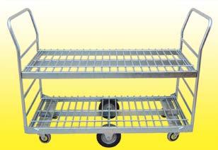 Designed for heavy-duty work, this versatile order picking trolley is ideal for use in all warehouses. An optional writing board can be supplied.