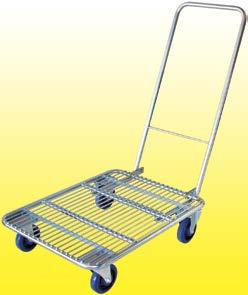 LOADER 765mm x 580mm 190mm 125mm rubber-tyred 200kg TTPT 2-Tier Produce Trolley Designed to carry Chep type plastic produce bins.