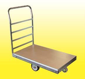 3-level Table Trolley Single-ended single-tray Trolley Double-ended single-tray Trolley Fix each end-frame to the base with just four