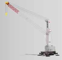 120 m/min Bulk handling with motor grab Maximum classification: A7 for bulk Use of small main components to approach even remote areas/smaller ports and to