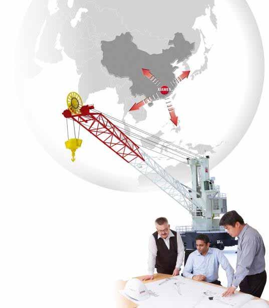 Developed by Engineers from Western Europe, India & China, Manufactured in China Adaptation of proven Terex Gottwald mobile harbour crane design philosophy Based on Terex Gottwald Model 2