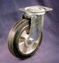 standard duty castors with trailing wheel and swivel brake