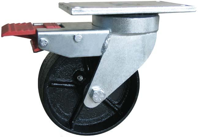 Now standard on all Waste Bin Castors, except for Cast Iron S6010SLB BASEPLATE DIMENSIONS S6012SLB 100 76 BASEPLATE SUITS 10MM BOLT 152 175 Radius Rigid 150