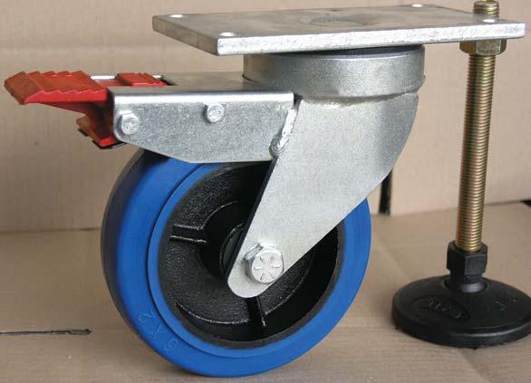 100 500 Series Castors up to 500kg per castor The 500 Series are suitable for most heavy duty applications including low speed, medium weight towing for tyred models (6kph maximum speed) Featuring a