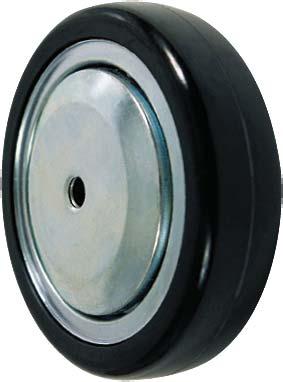 Institutional Rubber s up to 100kg per wheel IR6008 IR4007 Attractive grey wheels with non marking rubber tyres s have chrome plated metal centres or nylon centres (those marked * are nylon