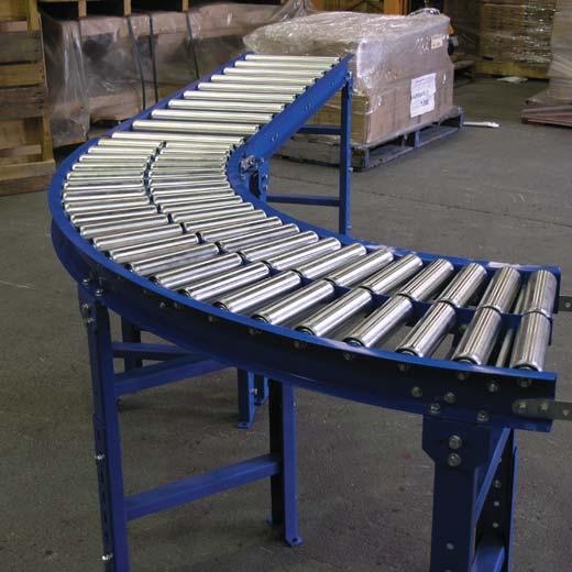 Gravity Conveyor Bends Richmond Gravity Bends allow free moving, efficient and safe transportation of goods at any operational stage Gravity conveyors bends are ideal for moving heavy and non