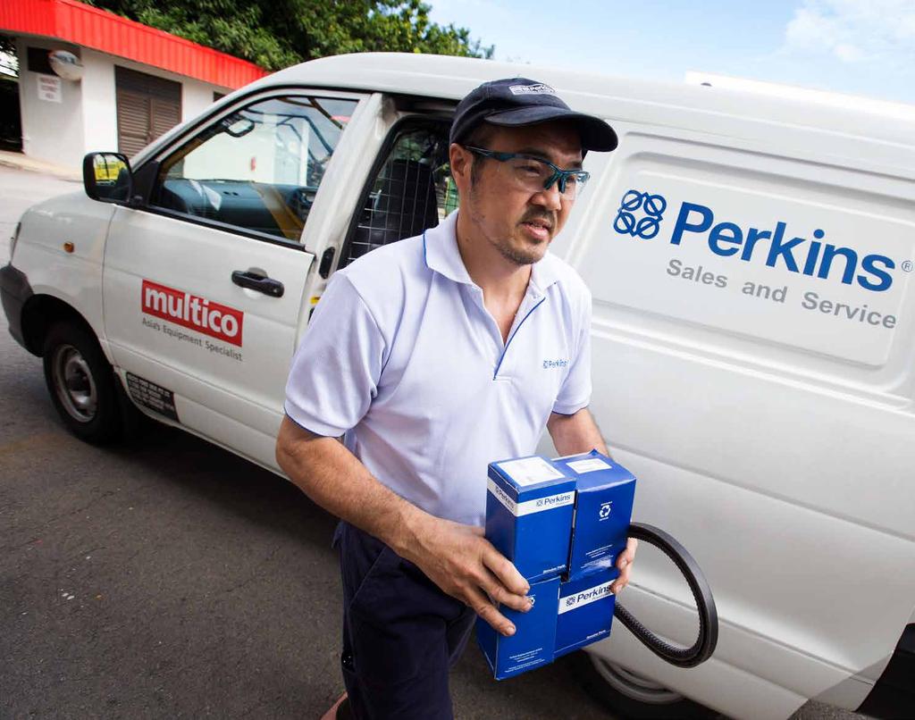 Service options the way you prefer Supporting 180 countries and over 5 million Perkins engines in service With our global distribution network, we are able to meet all your needs locally.