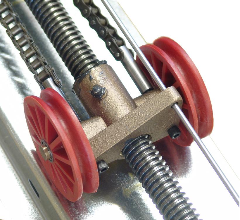 Version) To adjust the Chain-Drive Version, loosen the Nuts, (Item, Figure 3.