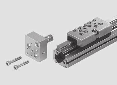 4.1 Linear drives DGC-8/12- -KF 4.1.1 Dismantling the linear drive Place the linear drive on the work surface with the slide facing upwards.