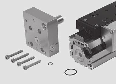 4.3 Linear drives DGC-50/63- -KF 4.3.1 Dismantling the linear drive Place the linear drive on the work surface with the slide facing upwards.