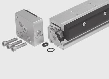 4.2 Linear drives DGC-18/25/32/40- -G 4.2.1 Dismantling the linear drive Place the linear drive on the work surface with the slide facing upwards.