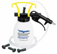 Brake & Clutch Bleeding Equipment MV6870 Vacuum Brake Bleeder Mityvac s MV6870 offers high quality and performance in a robust compact design. It features a 1.3 qt.