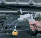 leaks caused by a blown head gasket or damaged block or head Test radiator and coolant bottle caps to ensure they are maintaining the correct pressure Contains adapters to test the cooling system and