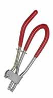 The clamp is constructed of chrome-plated steel for years of use and has a molded comfort grip. Weight: 9.5 oz. (270 g) MV7605 Size: 1½" x 6½" x ¼" (40 mm x 165 mm x 6.