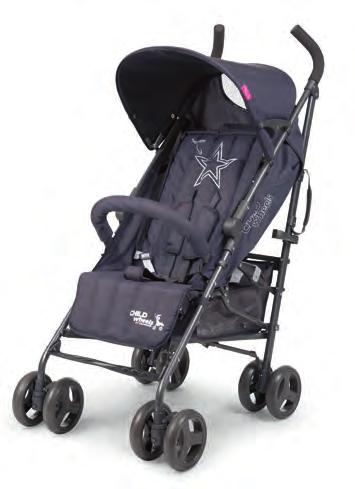 SUPERSTAR BASICS Multi position buggy CWB5SUP CWB5B CWB5 5-Position Buggy Features: - Steel frame - Fire retardant fabric - Removable bumper - Rain cover included -