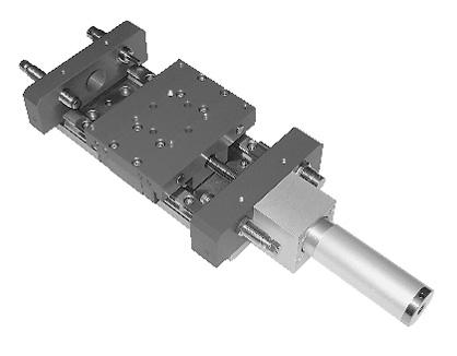 Linear Unit LMP-60 Twin Rail Stop screw AS 12 / 60 Elastomer Cushion KB08 +6 mm Adjusting Range mm A mm B mm C mm D mm E mm F mm X mm Order No. LMP 60 -... -... Piston force @ 72.