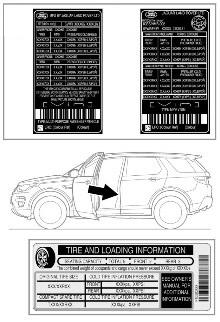 Tire pressure specifications are listed on the Tire Pressure label, located on driver s door opening.