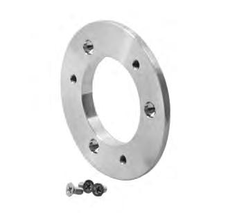 Adapter flange 65 Suitable for encoders of the 580X and 5000 series with clamping flange With this adapter flange, Küber encoders with size 58 mm can replace encoders with diameter 65 and pitch