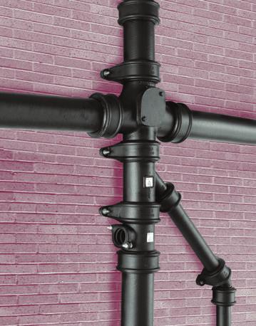 Ensign EEZI-FIT Timesaver VortX Classical Rainwater Timesaver Soil The Timesaver soil system, was the first mechanically jointed cast iron system launched in 1973, for use on above ground soil and