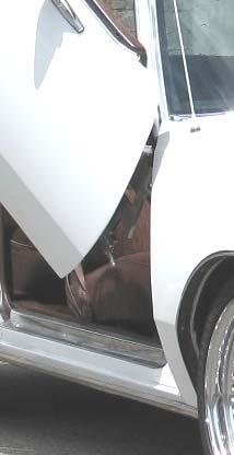 Locate the door back to the closed position. 8q. Re-install the fender back on the vehicle.