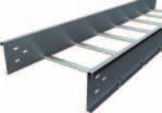 Steel Cable Ladder Trays (STEEL S235 JRG2) RUNG TYPES (Swaged and Channel) Swaged Type (Aluminum & Steel) Rounded tubular with 25 mm diameter Rung standard