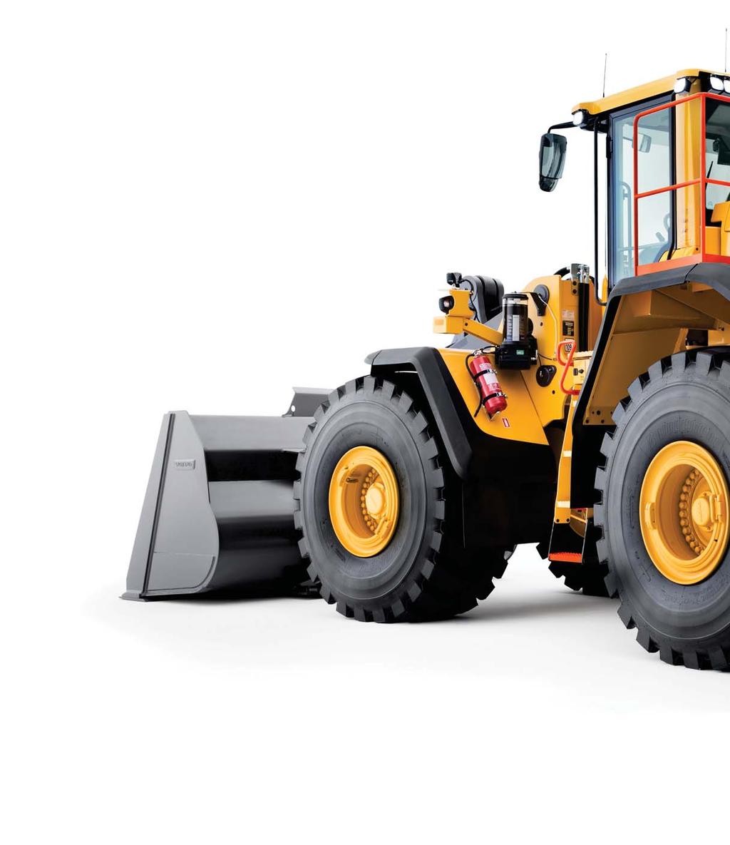 Lift more with Volvo. Volvo cab Tilting cab The cab can be tilted in two positions 30º and 70º for improved service and maintenance access.