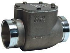 Swing Check Valves Bayco High Flow Series Standards: Materials: Often used on both the blower and trailer, designed to prevent product backflow if a product line should become plugged.