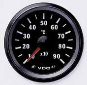 Cockpit Vision TEMPERATURE GAUGES, mechanical Suitable for most vehicles. Process connection is 1/8-27NPTF threaded removable thermowell. Temperature is transmitted via capillary tube.