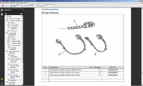 Size Drawing No. 800.005.015 1 800.005.005 80mm 2 WIRING HARNESSES Wiring Harnesses Part No.