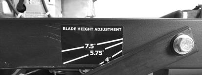 Stopping the Blades 1. Push down on the Blade Control Safety Cover (Figure 22).