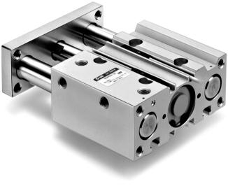 . Top mount Compact Guide Cylinder Series ø, ø, ø, ø2, ø, ø, ø, ø, ø, ø0 Four mounting types provided asy positioning Knock pin holes provided on each mounting surface 2.