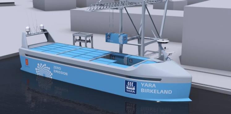 autonomous ship under design The Fjord of