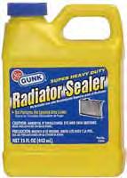 Cooling System M-P Radiator Sealant Radiator Anti-Rust with Water Pump Lube Super Radiator Sealer Circulates through the cooling system. Seals leaks, stops head gasket and combustion chamber seepage.