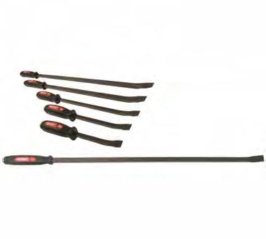 MAY61366 5 Piece Dominator Pry Bar Set with 36 Curved End Pry Bar MAY40138 (Retail Value: $68.