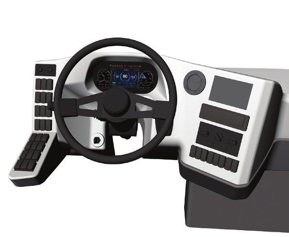 DRIVER S COMFORT AND PEACE OF MIND The will help the driver enhance and improve his or her eco-driving behaviors as well as provide the most ergonomic driving experience possible.
