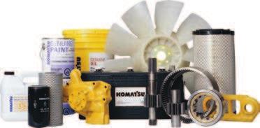 KOMATSU PARTS & SERVICE SUPPORT Komatsu Extended Coverage Extended Coverage can provide peace of mind by protecting