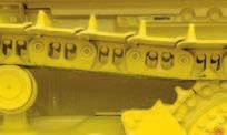 Monocoque Track Frame Komatsu s monocoque track frame design using thicker box section material and fewer welded components provides increased rigidity and