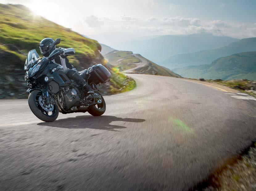CHANGE YOUR VIEW THE EVERYDAY AND THE FAMILIAR QUICKLY DISAPPEAR BEHIND YOU ON THE VERSYS 1000.