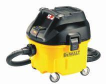 Automatic start and stop control when the power tool is operated. Input Capacity Wet/Dry Sound Pressure Max. Airflow 1400 W 38/18.4 ltr 73 db(a) 3300 l/min.