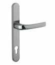 Simply close the door, 2 latches automatically throw and become rigid deadbolts