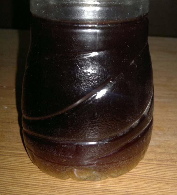 phosphorus in the crude oil was removed by a chemical process called degumming. In this process the oil was treated with 1% v/v phosphoric acid.